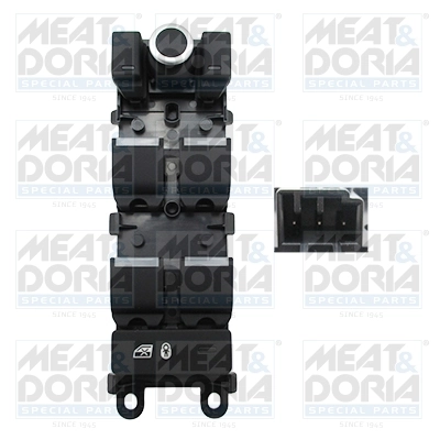 Switch, window regulator